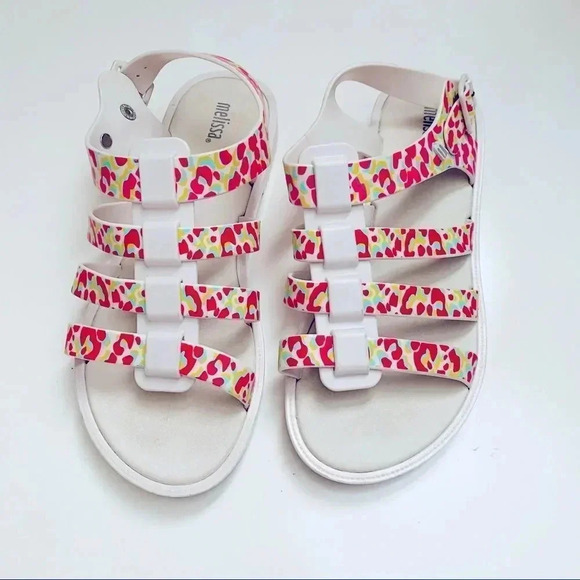 Melissa Rare Neon Leopard Sandals - Picture 2 of 7